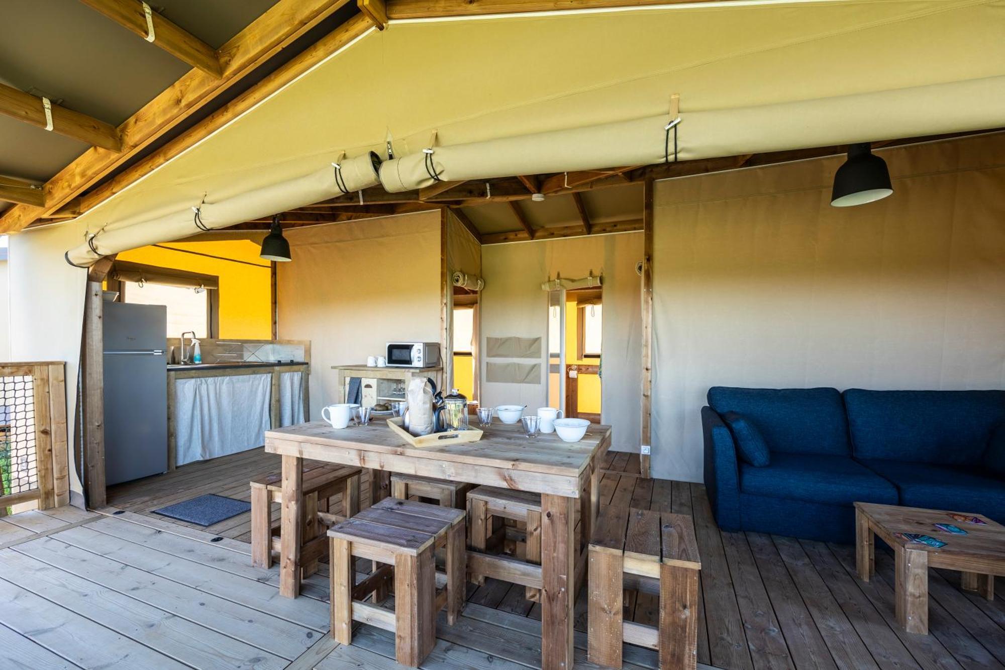 Camping Domaine Saane Et Mer Quiberville Zimmer foto